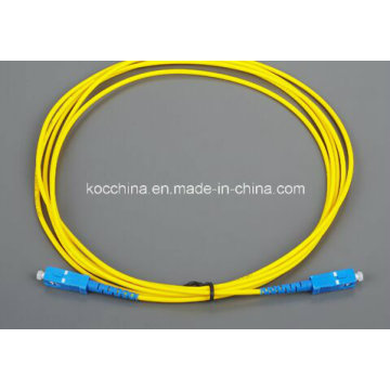Cordón de remiendo de la fibra óptica Sc-Sc Sm Sx 2.0mm G652D